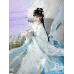 Gradient Double-Layer Wide-Sleeve Guofeng Skirt – King of Glory Collaboration