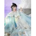Gradient Double-Layer Wide-Sleeve Guofeng Skirt – King of Glory Collaboration