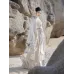 Hanfu, Spring–Summer Daily Tencel Stand-Collar Robe with Gauze Ma mian Skirt