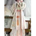 Winter Lined Song-Style Hanfu Set with Cross-Collar Jacket & Pleated Skirt