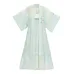 Hanfu, Early-Spring Song-Style Lightweight Improved Cross-Collar Dress with Han Elements
