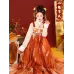 Thousand Maple Snow Embroidered Stand-Collar Jacket & Suspender Skirt Hanfu – Autumn/Winter Edition
