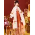 Thousand Maple Snow Embroidered Stand-Collar Jacket & Suspender Skirt Hanfu – Autumn/Winter Edition