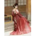 Northern & Southern Dynasties Embroidered Wide-Sleeve Hanfu with One-Piece Chest-High Skirt – Spring/Summer