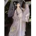 Heavy Embroidered Wide-Sleeve Top & One-Piece Hezi Skirt – Tang-Style Hanfu