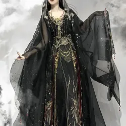 Startrail 2024 Runway Hanfu – Heavy Embroidered Exotic-Style Gown